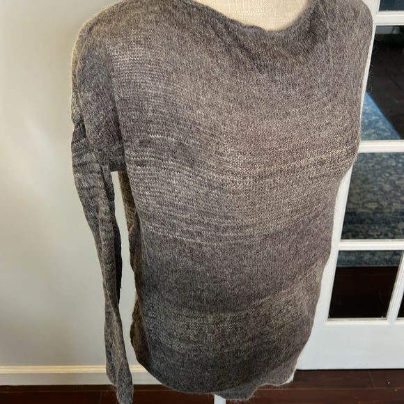 LOFT grey knit sweater - Picture 4 of 9